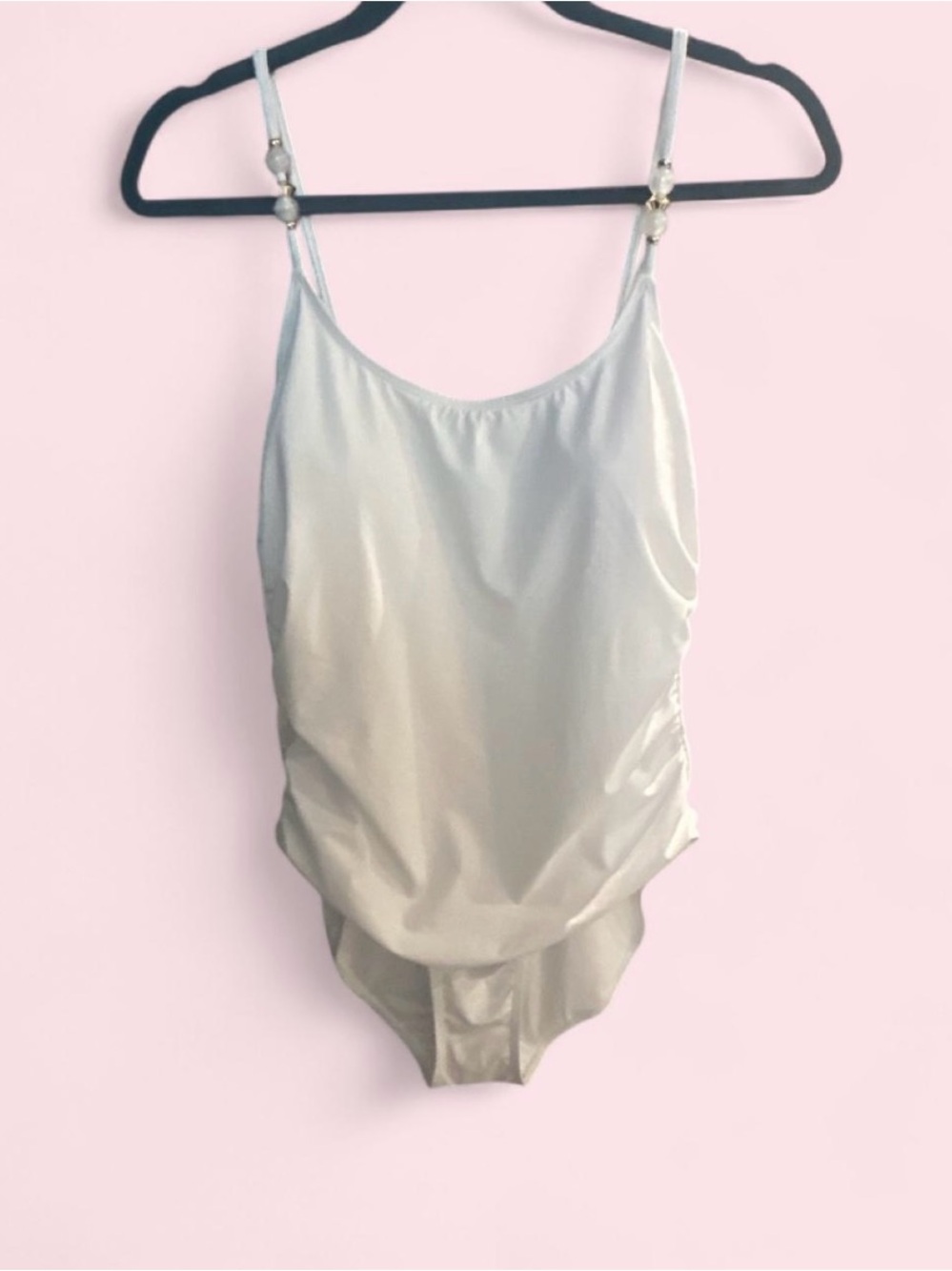 Betsey Johnson White One-Piece Swim Coverup